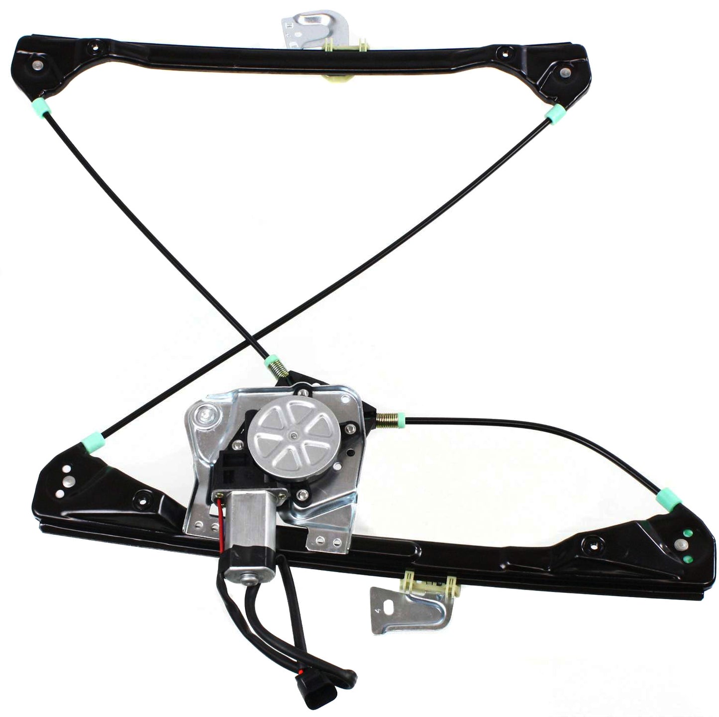Sedan Front, Passenger Side Power Window Regulator, With Motor