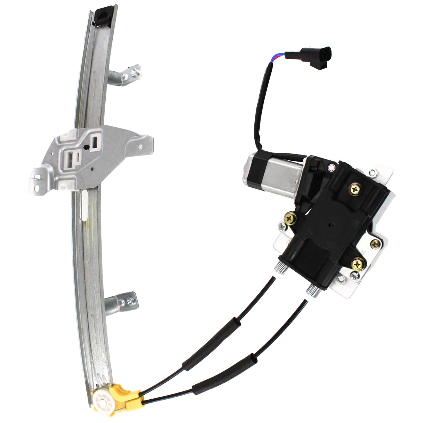 Sedan Front, Driver Side Power Window Regulator, With Motor