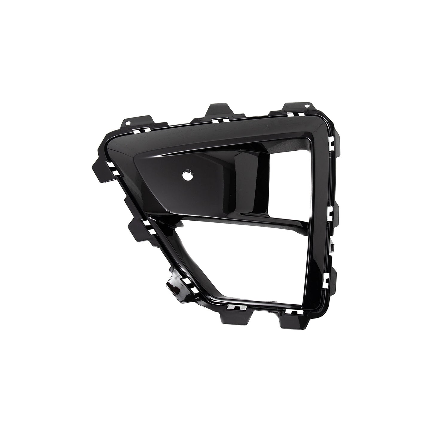 Решетка бампера со стороны водителя, глянцево-черная