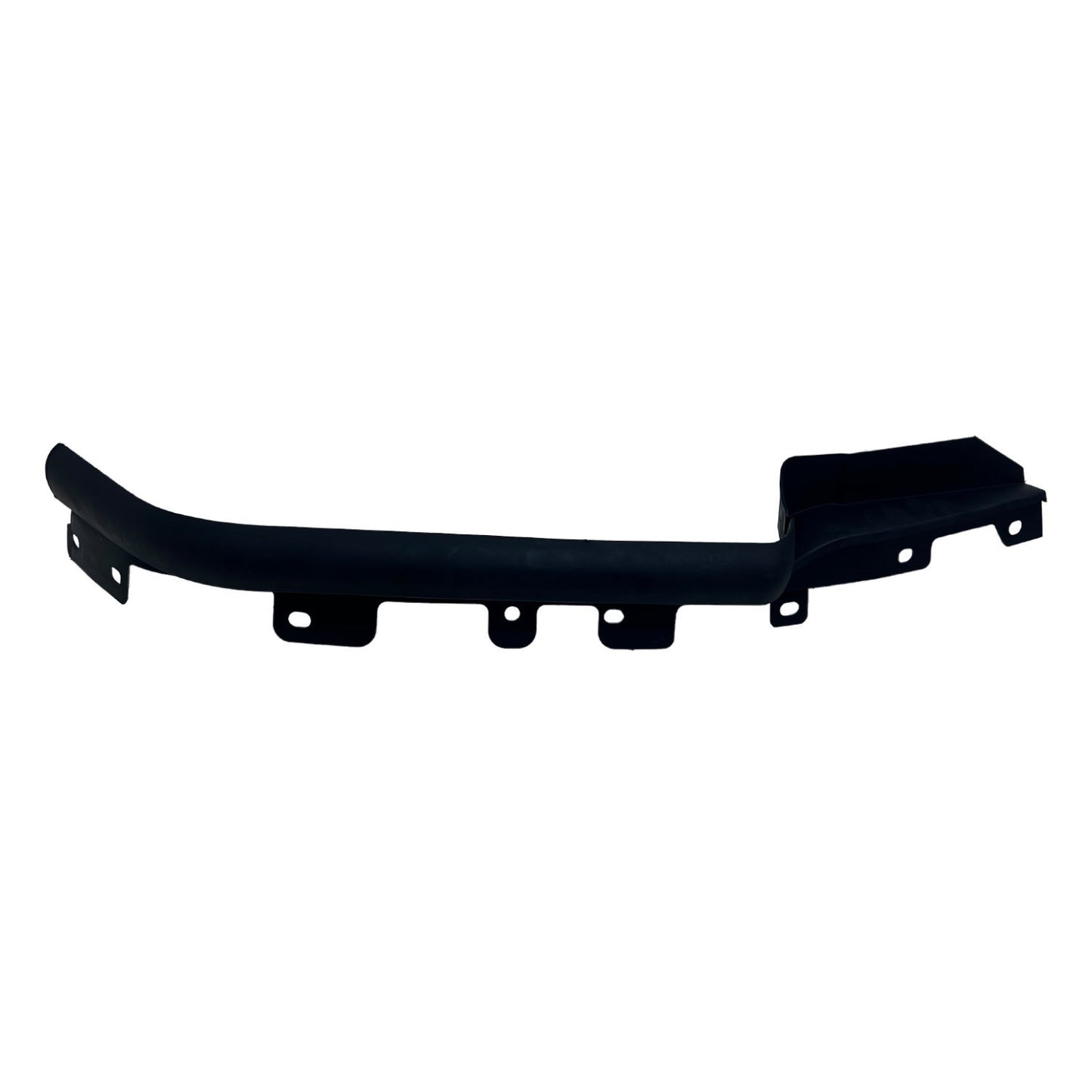 Front, Passenger Side, Outer Bumper Trim, Black
