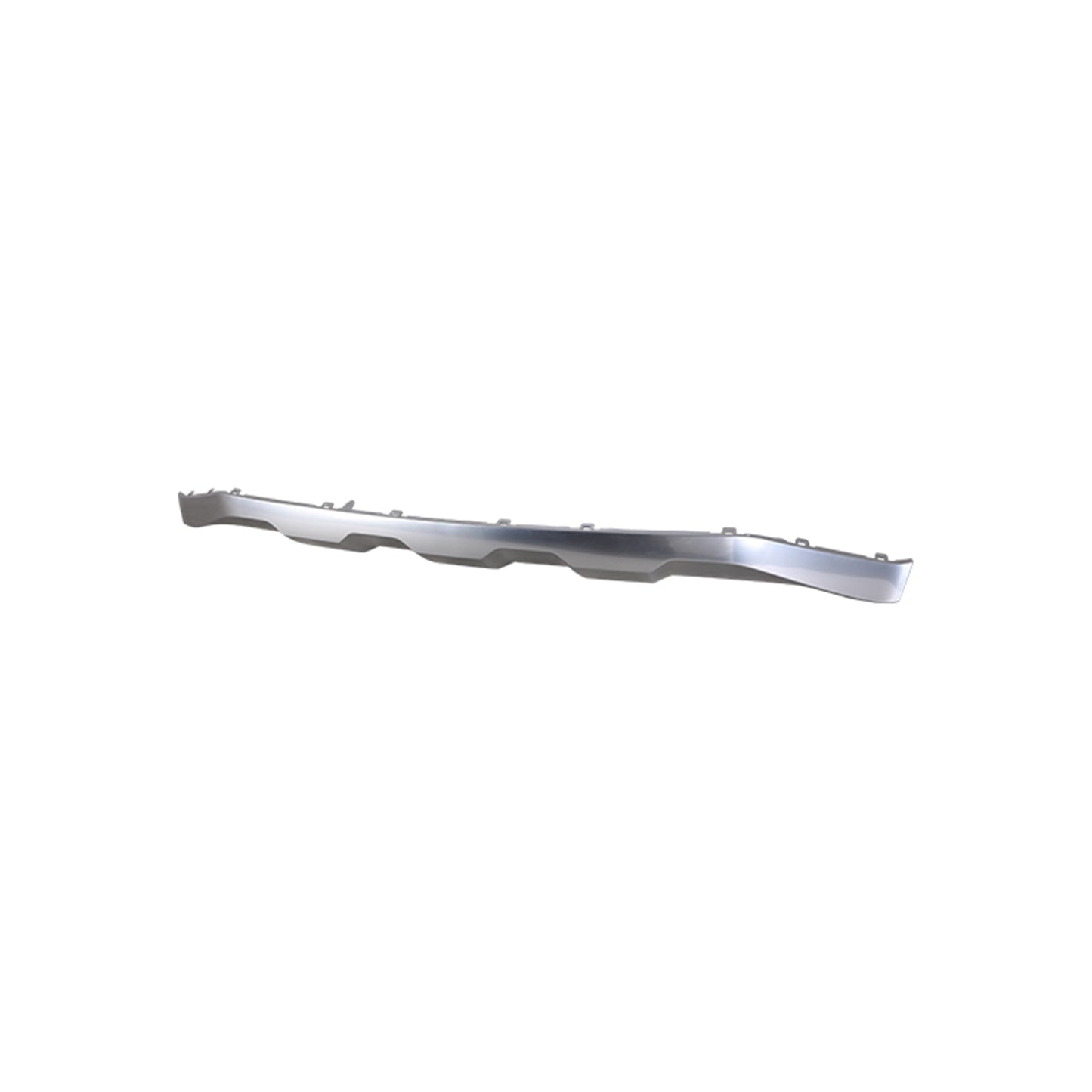 Rear, Center Bumper Trim, Chrome