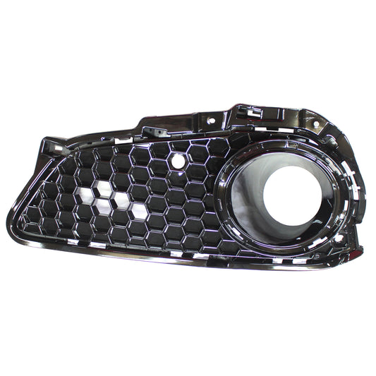 Front, Driver Side Fog Light Trim, Textured Black