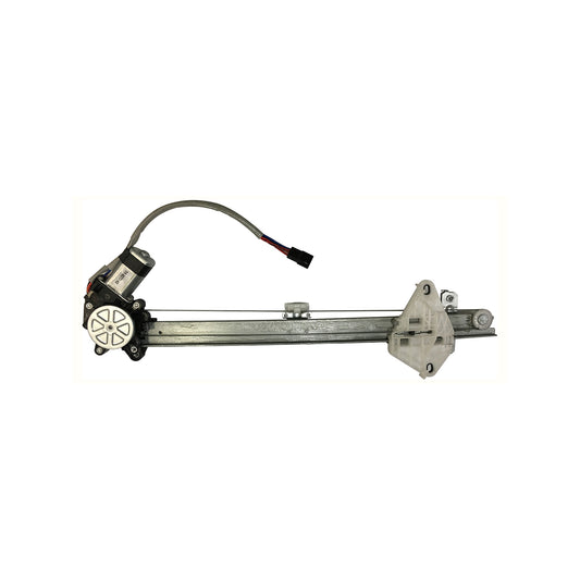 Front, Driver Side Window Regulator, Power, With 6-Prong Connector