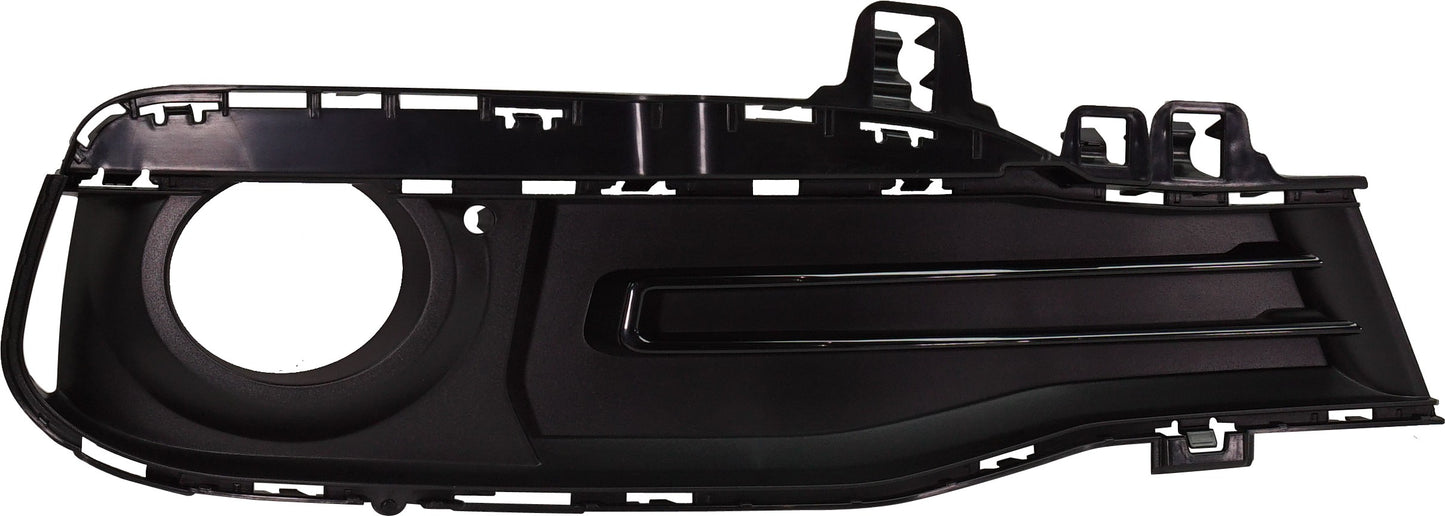 Front, Passenger Side Bumper Grille, Textured Black, Base Model