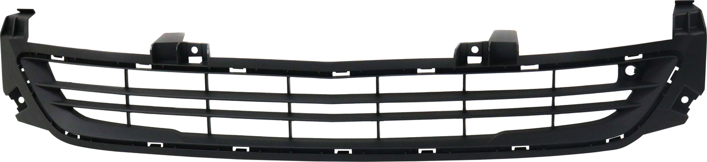 Front Bumper Grille, Textured Gray