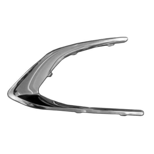 Front, Driver Side Fog Light Trim, Chrome
