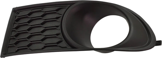 Front, Driver Side Fog Light Trim, Textured Black