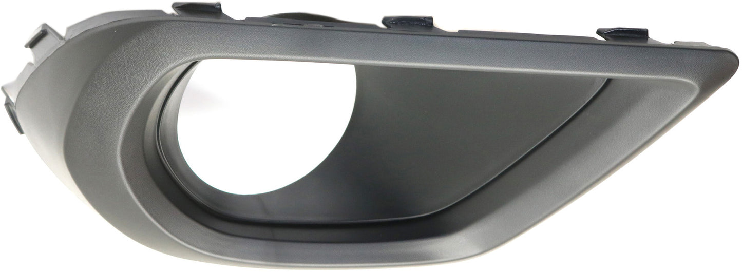 Front, Passenger Side Fog Light Trim, Textured Black