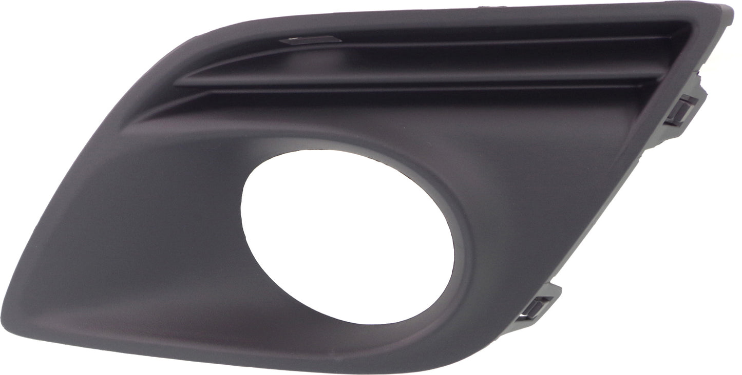 Передняя противотуманная фара со стороны водителя, текстурированная черная, без системы помощи при парковке