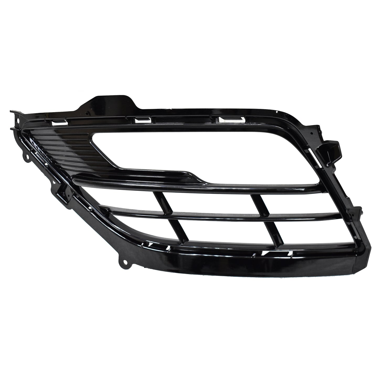Front, Driver Side Bumper Grille, Textured Black