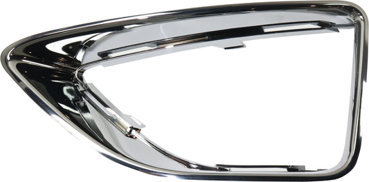 Front, Driver Side Fog Light Trim, Chrome, Sport Model