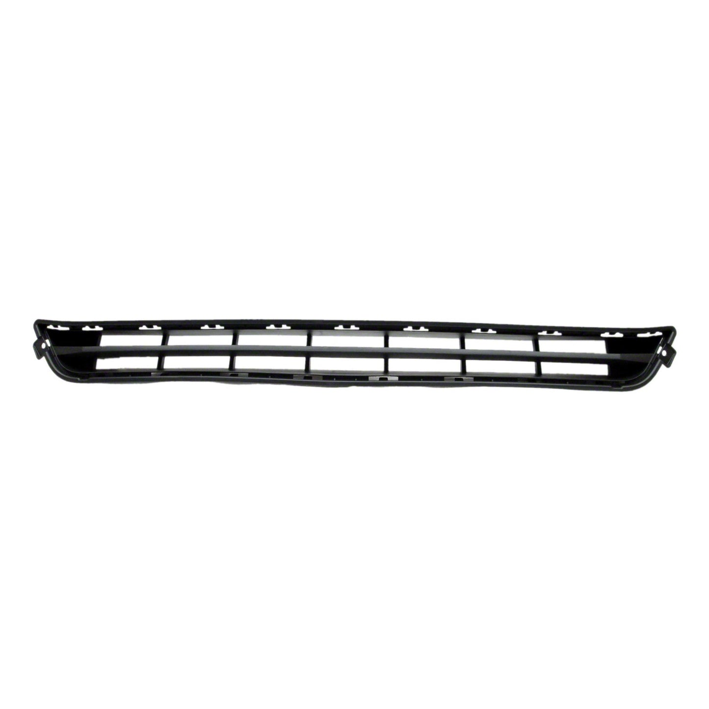 Front, Center Bumper Grille, Black
