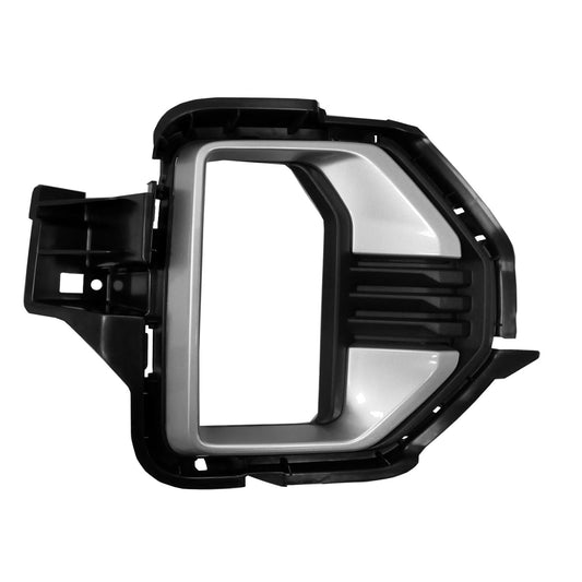 Front, Driver Side Fog Light Trim, Gray