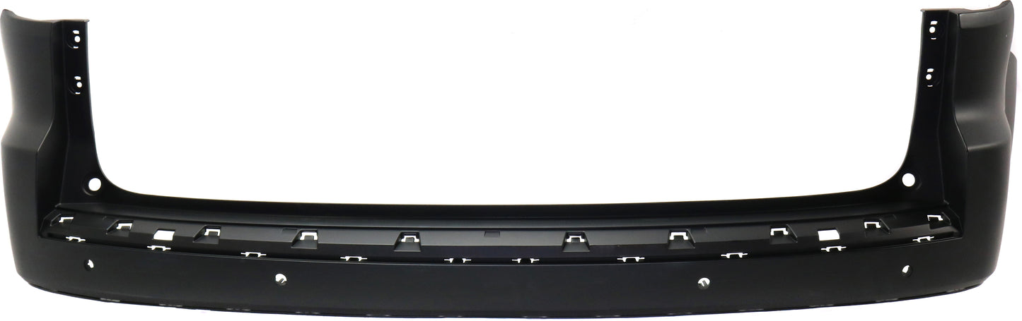 Rear, Upper Primed Bumper Cover, With Parking Aid Sensor Holes CAPA Certified