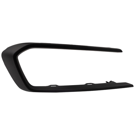 Front, Driver Side Fog Light Trim, Textured Black