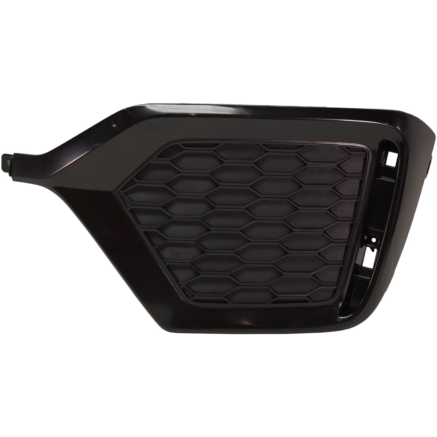 Накладка на задний бампер со стороны водителя, грунтованная, сертифицирована CAPA