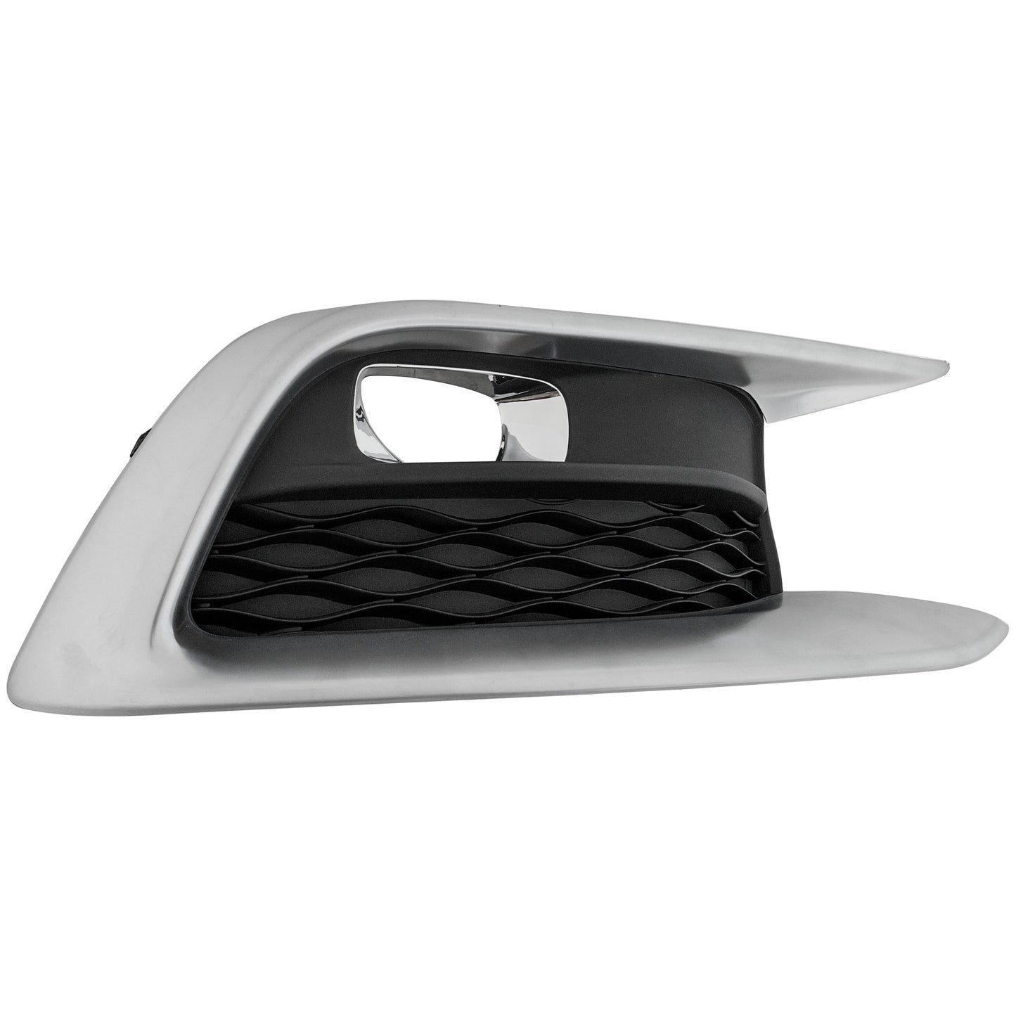 Front, Passenger Side Fog Light Trim, Textured Black