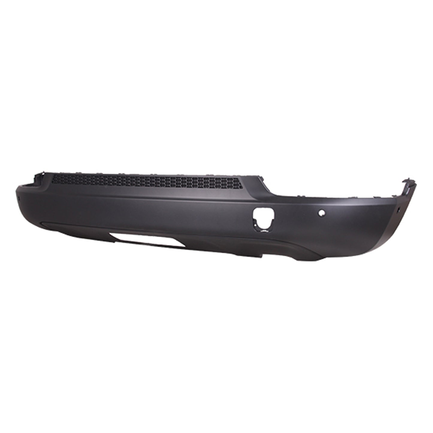 Rear, Lower Textured Bumper Cover, without Mounting Bracket(s), For Models with Park Assist System and Towing Package, CAPA Certified