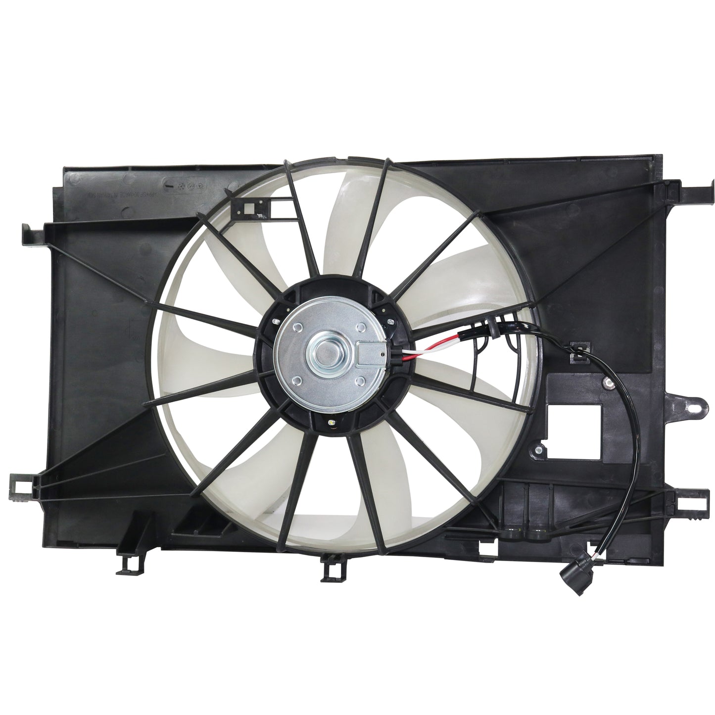 Radiator Fan, Fan Blade, Motor, and Shroud