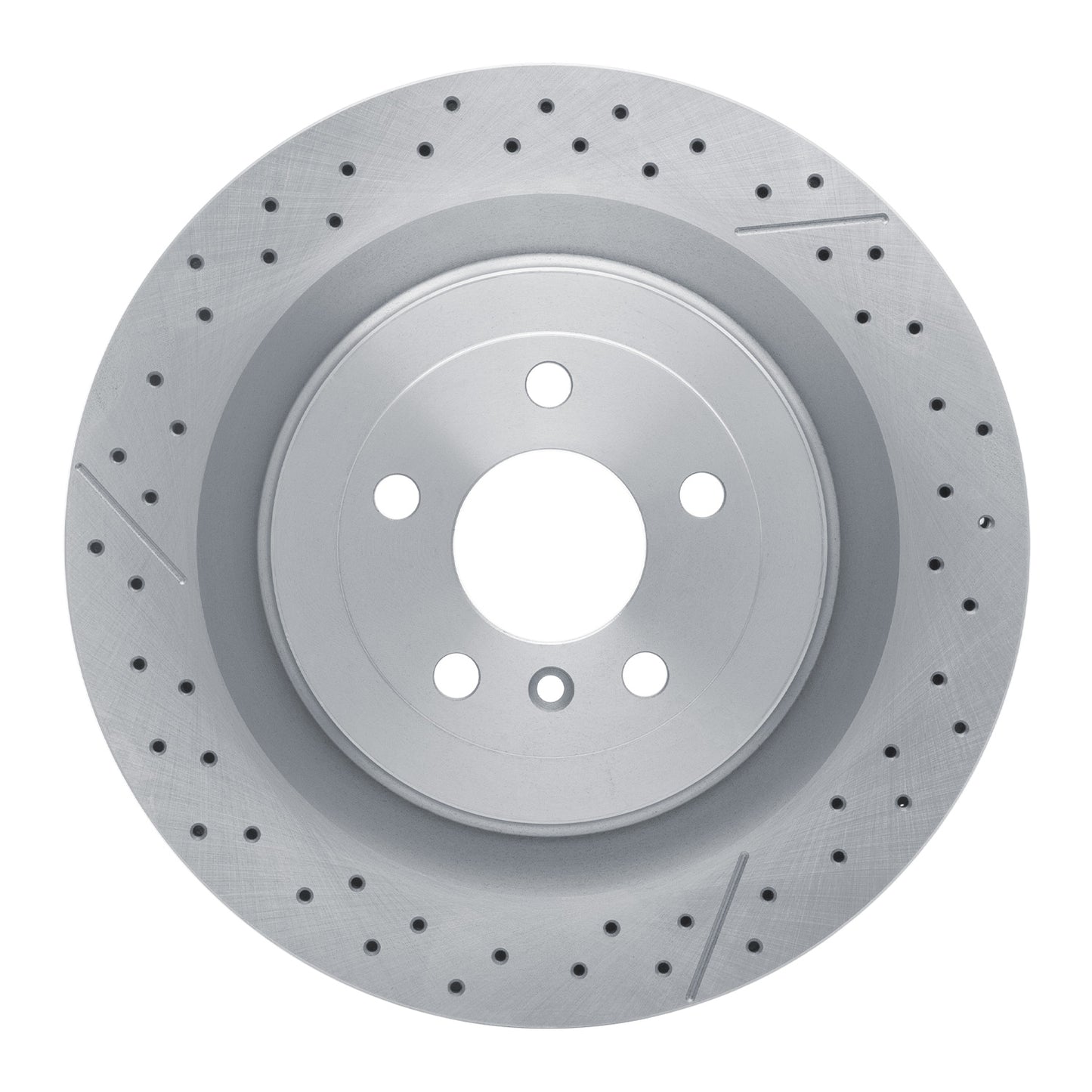 ECE-63141 Rear Brake Disc, Cross-drilled and Slotted,, 5.5L, 8Cyl