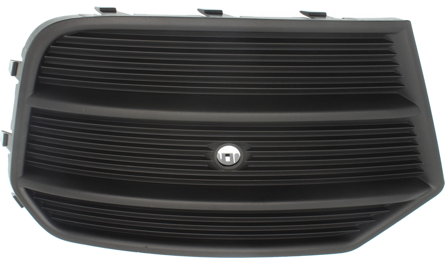 Передняя часть бампера, со стороны пассажира, наружная решетка, текстурированная черная