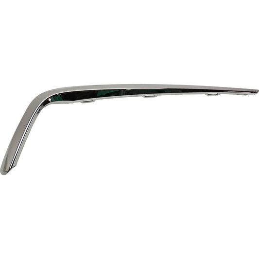 Front, Passenger Side Bumper Trim, Chrome