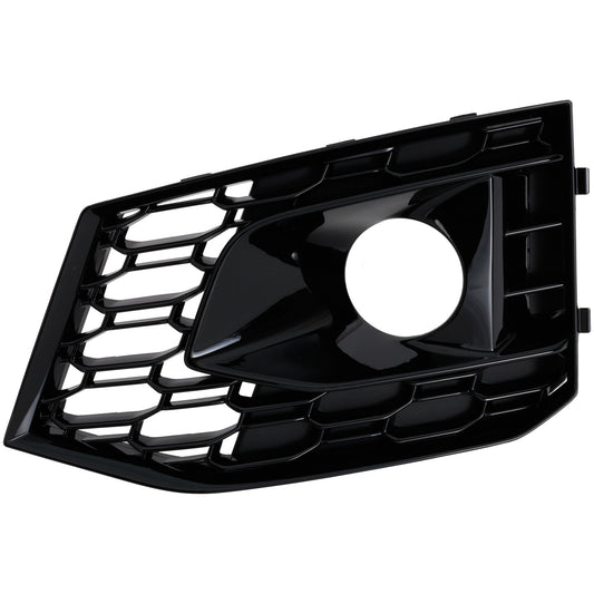 Front, Driver Side Fog Light Trim, Black