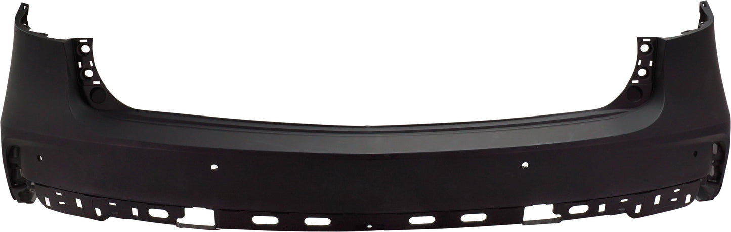 Rear, Upper Primed Bumper Cover, With Parking Aid Sensor Holes, CAPA Certified