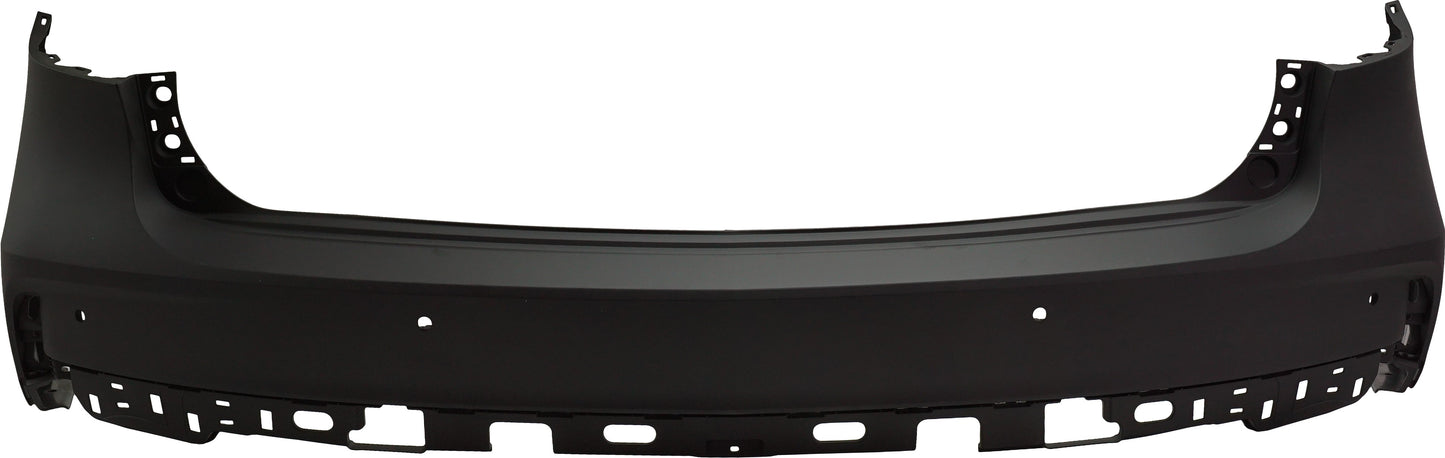 Rear, Upper Primed Bumper Cover, With Parking Aid Sensor Holes