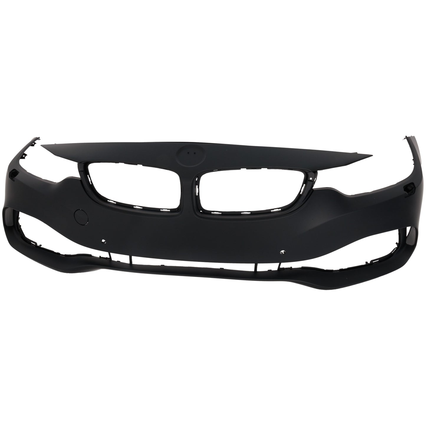 Front Primed Bumper Cover, For Models with Park Assist System, Park Distance Control Sensor Holes and Headlight Washer Holes and without M Sport Package and Side View Camera, CAPA Certified