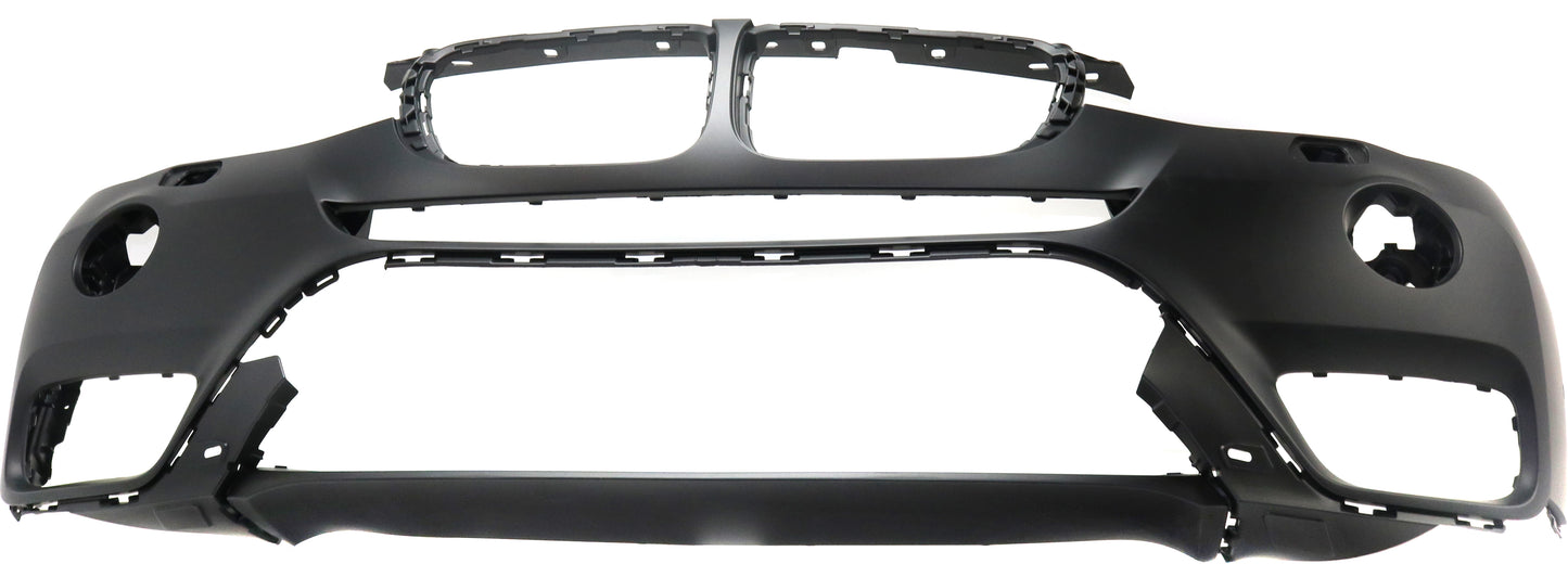 Front Primed Bumper Cover, For Models With Park Assistant, Headlights Washer, Without LED Fog Lights, Surround View, M Aerodynamics Package