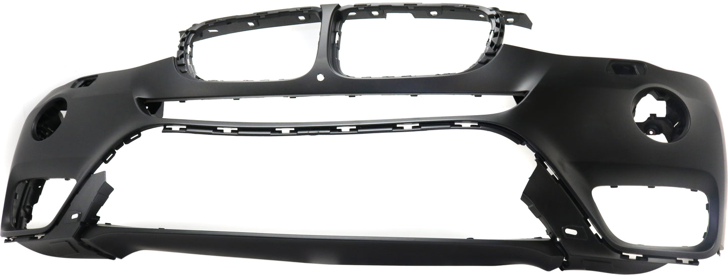 Front Primed Bumper Cover, For Models With Surround View, With Headlights Washer, Without Park Assistant, LED Fog Lights, M Aerodynamics Package