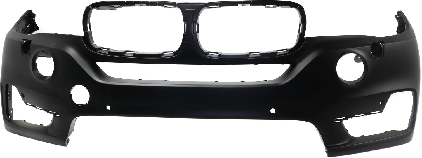 Front Primed Bumper Cover, For Models With Park Assistant, Headlights Washer, Night Vision, Without Surround View and M Aerodynamics Package, CAPA Certified