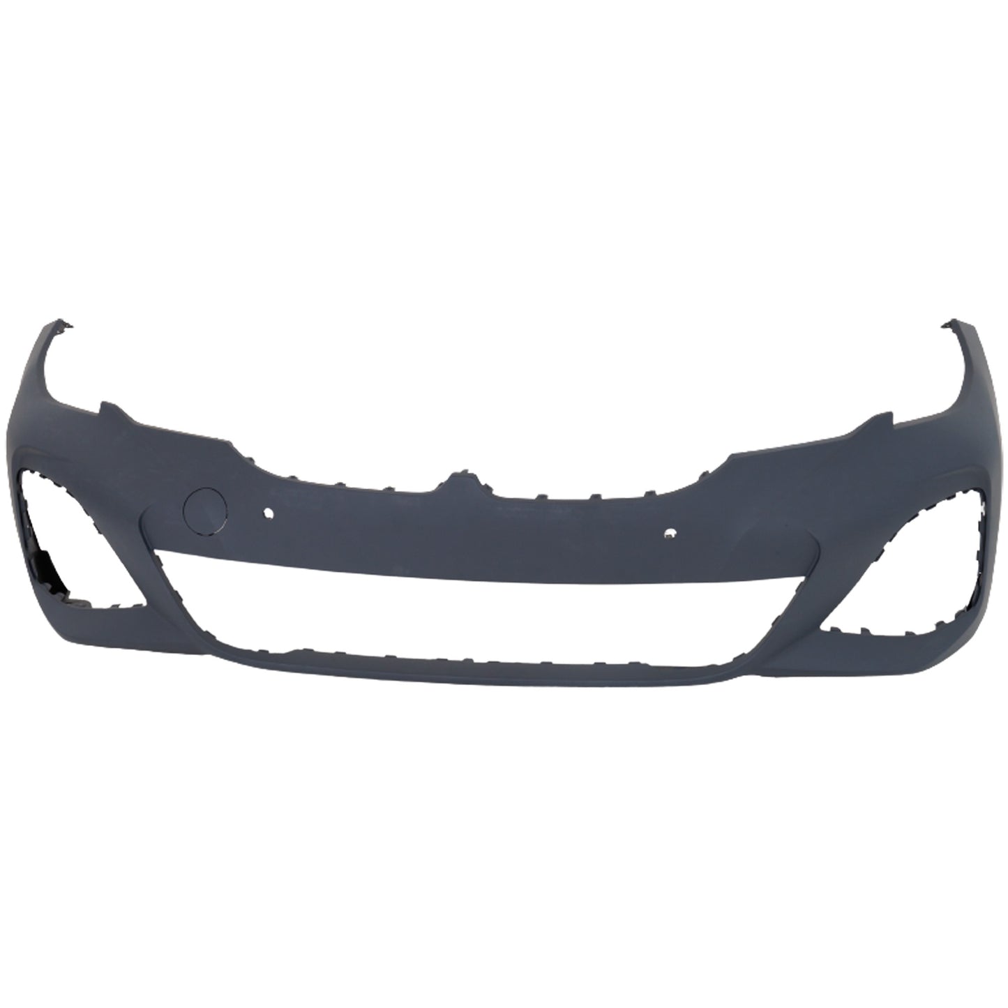 Front Primed Bumper Cover, Base Model, Without Parktronic Holes