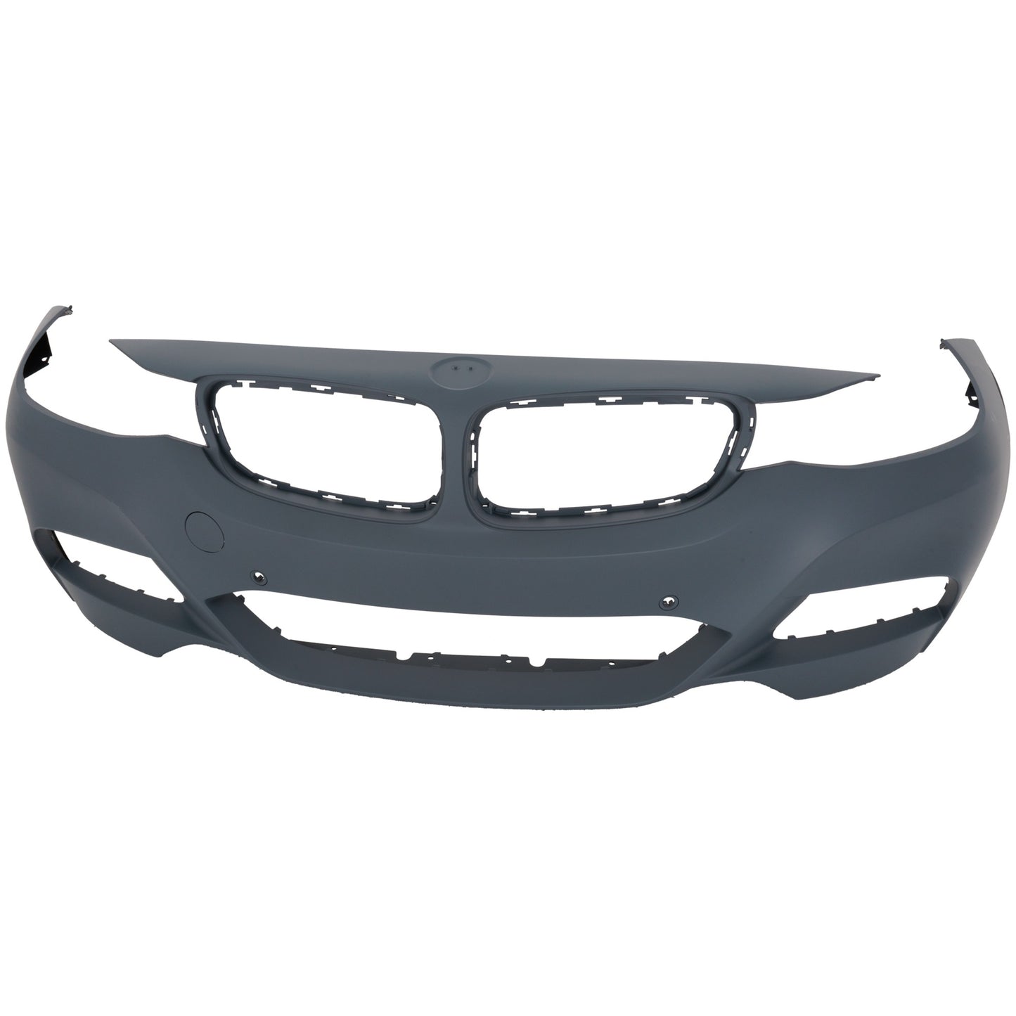 Front Primed Bumper Cover, For Models with M Sport Package and Park Distance Control and without Headlamp Washer, Park Assist, and Side View Camera