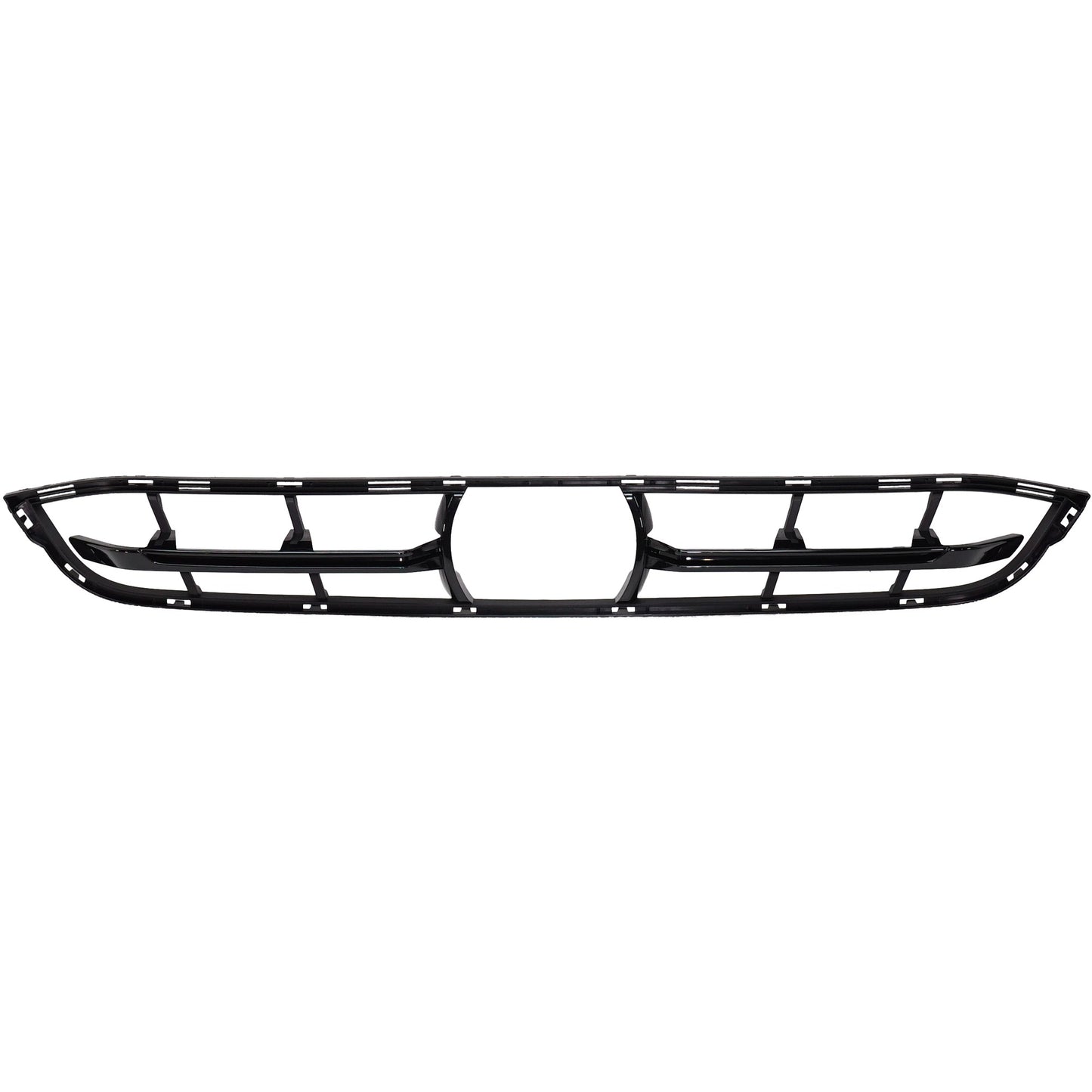 Решетка радиатора переднего центрального бампера, черная
