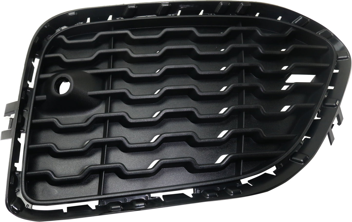 Front, Driver Side Bumper Grille, Textured Black