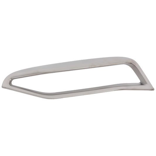Front, Driver Side, Outer Bumper Trim, Chrome