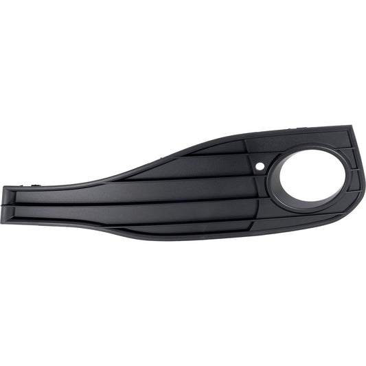 Front, Driver Side Fog Light Trim, Textured Black