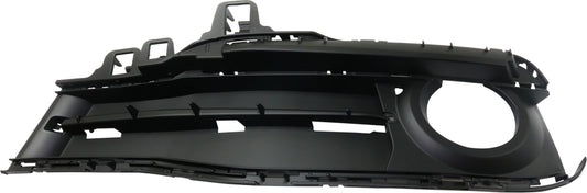 Front, Driver Side Fog Light Trim, Textured Black, Base Model, Wagon, For Sport Line Models Without M Sport Package