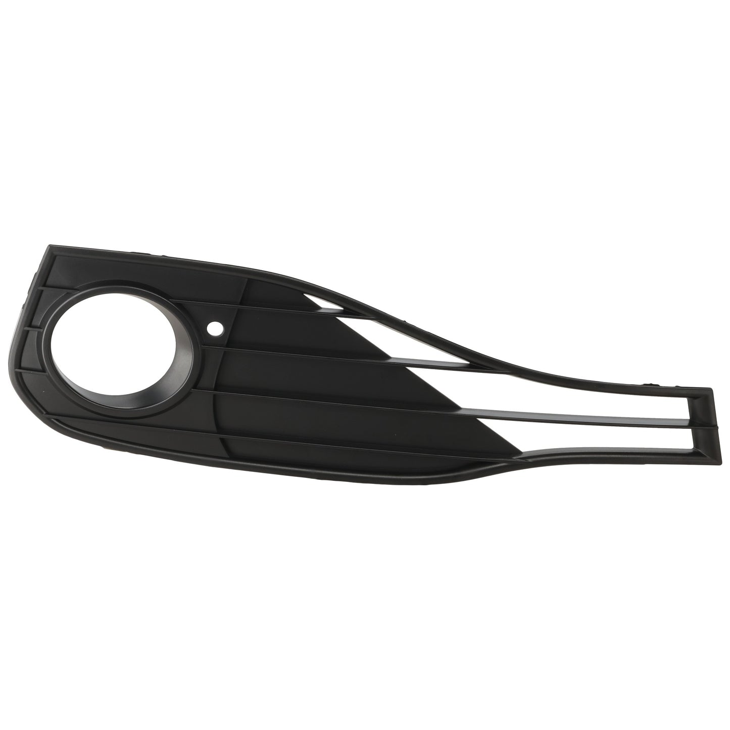 Front, Passenger Side Fog Light Trims, Partially Open Grid, Textured Black, For Models Without Sport Line (P7ACA), Modern Line (P7S1A), Luxury Line (P7S2A) and M Aero Package (S715A)