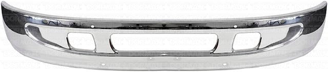 242-6088 Front Bumper, Chrome, with Small Tow Hook Hole