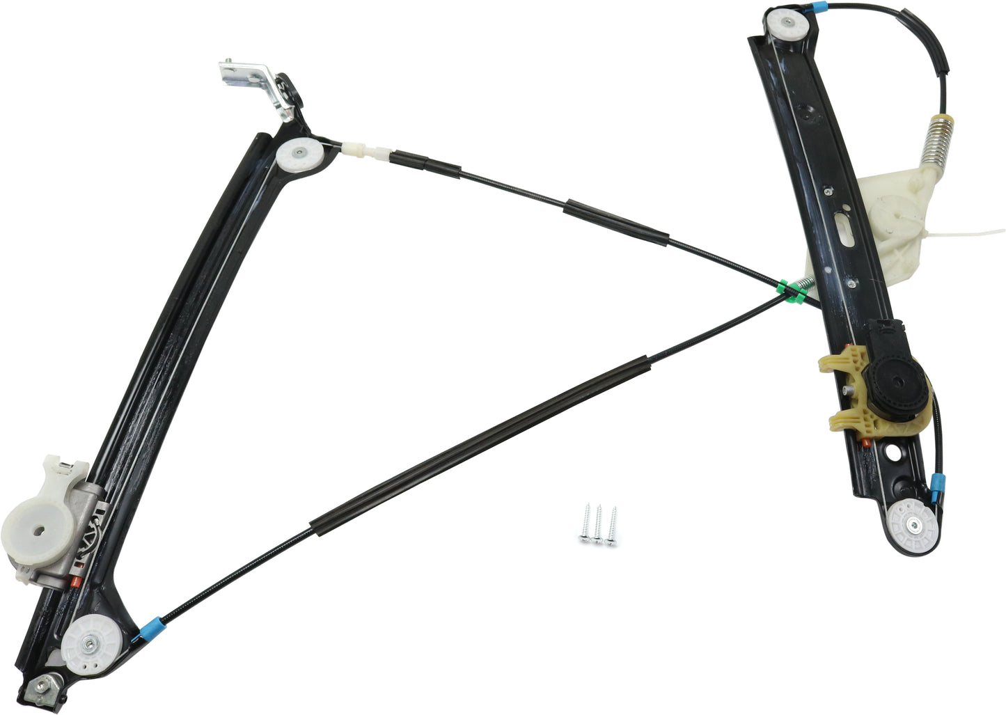 Front, Driver Side Window Regulator, Power, Base Model, 6 Cyl., 3.0L Engine