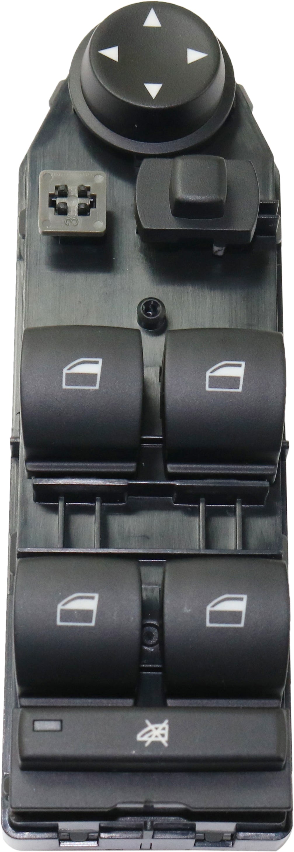 Front, Driver Side Window Switch, Black, without Auto Dimming Mirrors, with Memory Seats