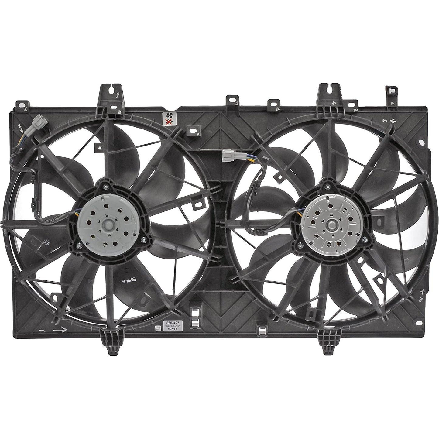 620-472 OE Solutions Series Radiator Fan 4 Cyl., 2.5L Engine Dual fan