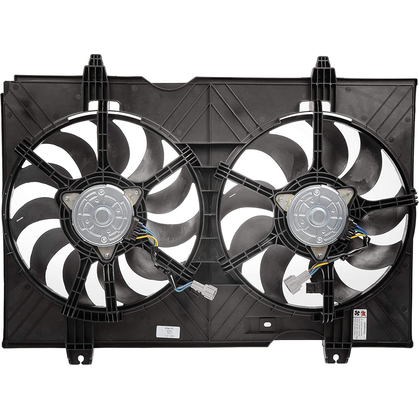 621-571 OE Solutions Series Radiator Fan 4 Cyl., 2.0L Engine Dual fan