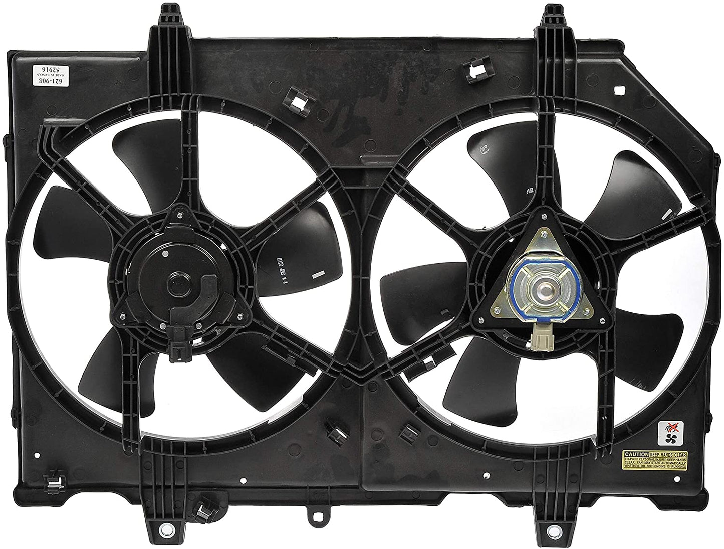 621-908 OE Solutions Series Radiator Fan 4 Cyl., 2.5L Engine Dual fan