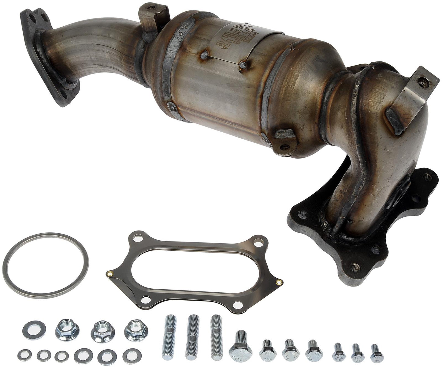 673-059 Front Catalytic Converter, 2.4L, 4Cyl, CARB and Federal EPA Standards, 50-state Legal, OE Solutions Series, Direct Fit
