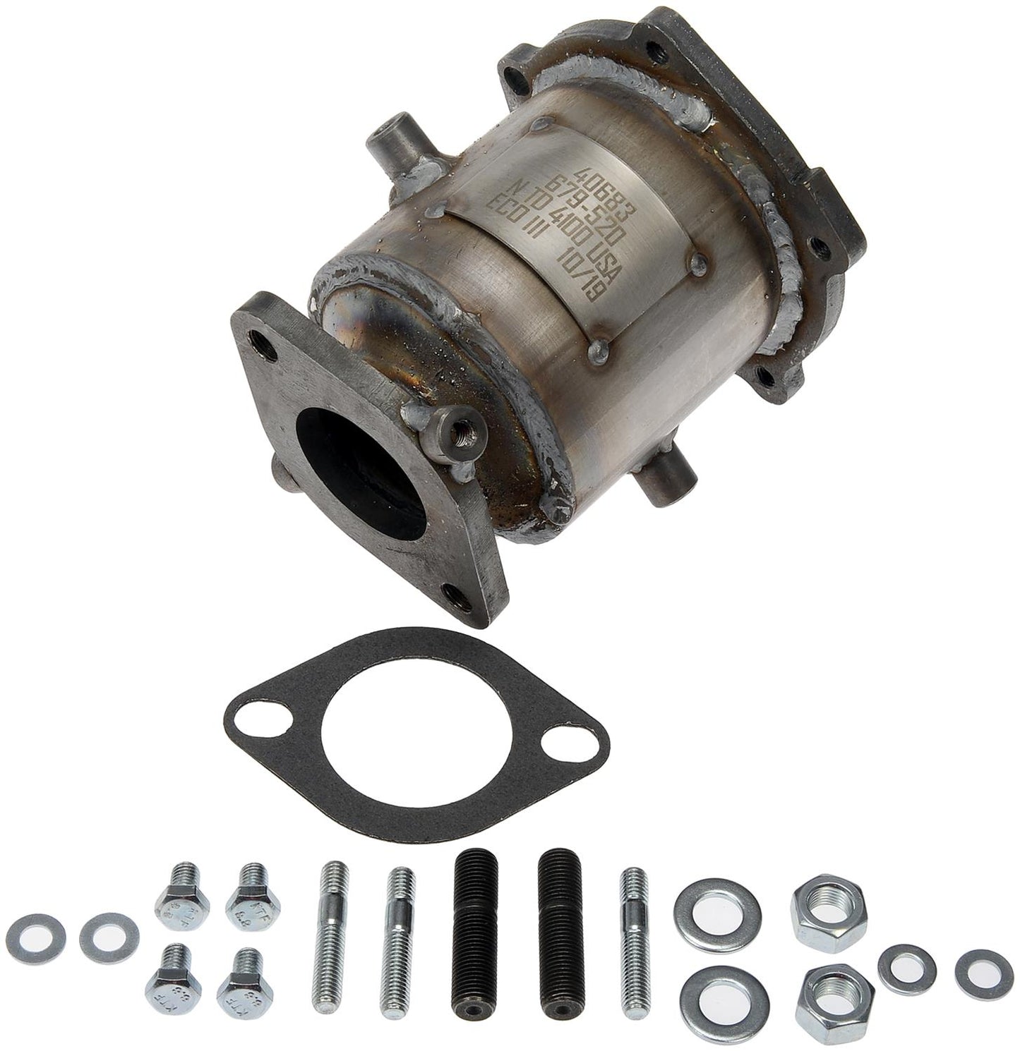 Каталитический нейтрализатор со стороны водителя 679-520, федеральный стандарт Агентства по охране окружающей среды, 46-штатный (не поставляется в Калифорнию, Колорадо, Нью-Йорк и Мэн), серия OE Solutions, прямая установка