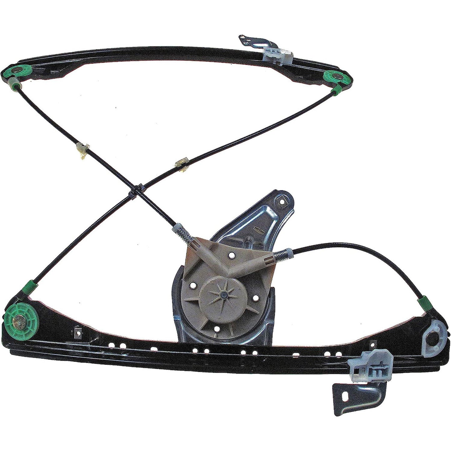 740-590 Front, Driver Side OE Solutions Series Manual Window Regulator, Hand-Crank Type